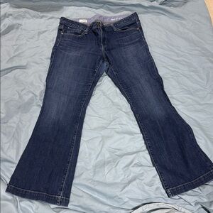Gap jeans suttle flare bottoms